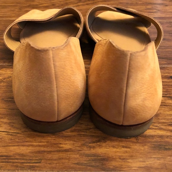 Lucky Brand Leather Sandal Open Toe Flats - Picture 4 of 5